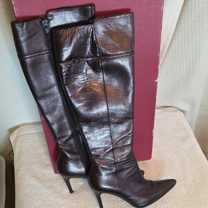 Richard Tyler Dark Brown Over the Knee Boots